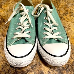 Unisex seafoam color converse